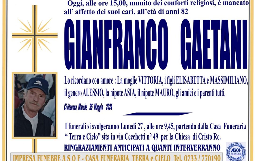 GIANFRANCO GAETANI